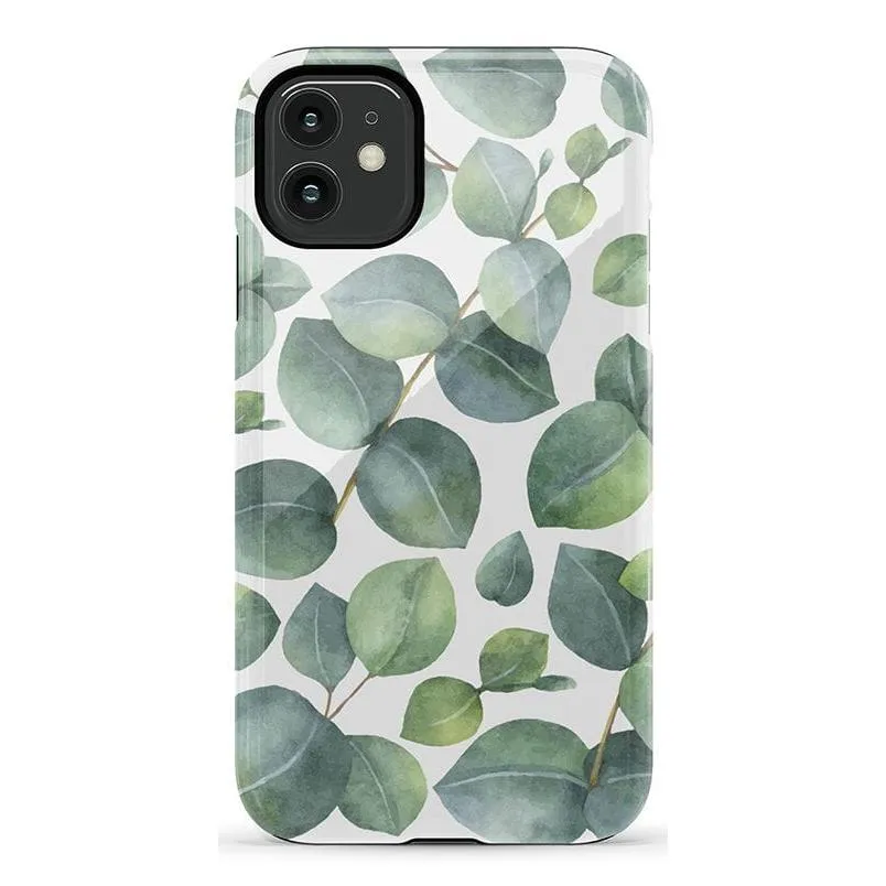 Customer Favorite Leaf Me Alone | Green Floral Print Case  Last Few Pieces!