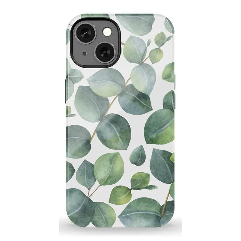 Customer Favorite Leaf Me Alone | Green Floral Print Case  Last Few Pieces!