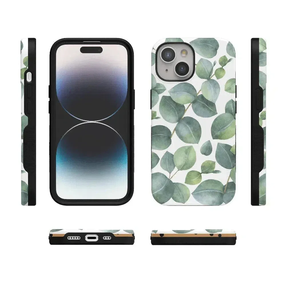 Customer Favorite Leaf Me Alone | Green Floral Print Case  Last Few Pieces!