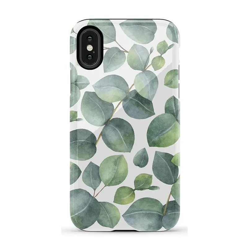 Customer Favorite Leaf Me Alone | Green Floral Print Case  Last Few Pieces!
