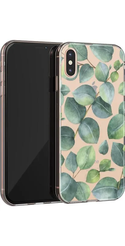 Customer Favorite Leaf Me Alone | Green Floral Print Case  Last Few Pieces!