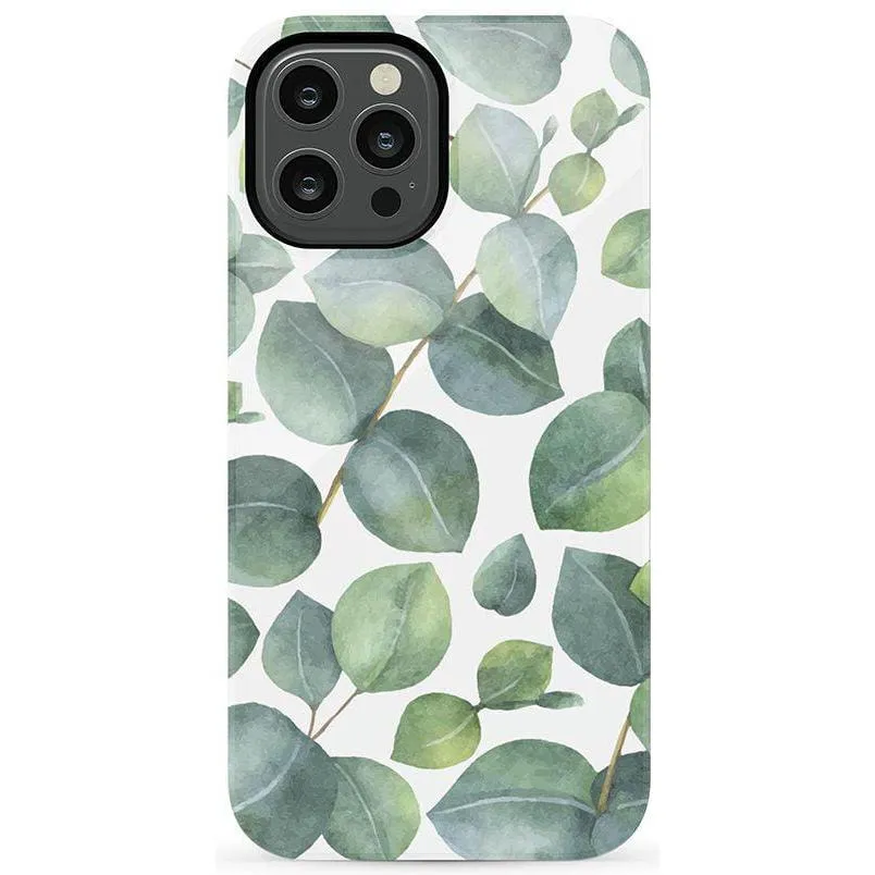 Customer Favorite Leaf Me Alone | Green Floral Print Case  Last Few Pieces!
