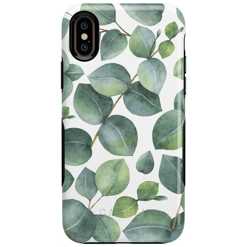 Customer Favorite Leaf Me Alone | Green Floral Print Case  Last Few Pieces!
