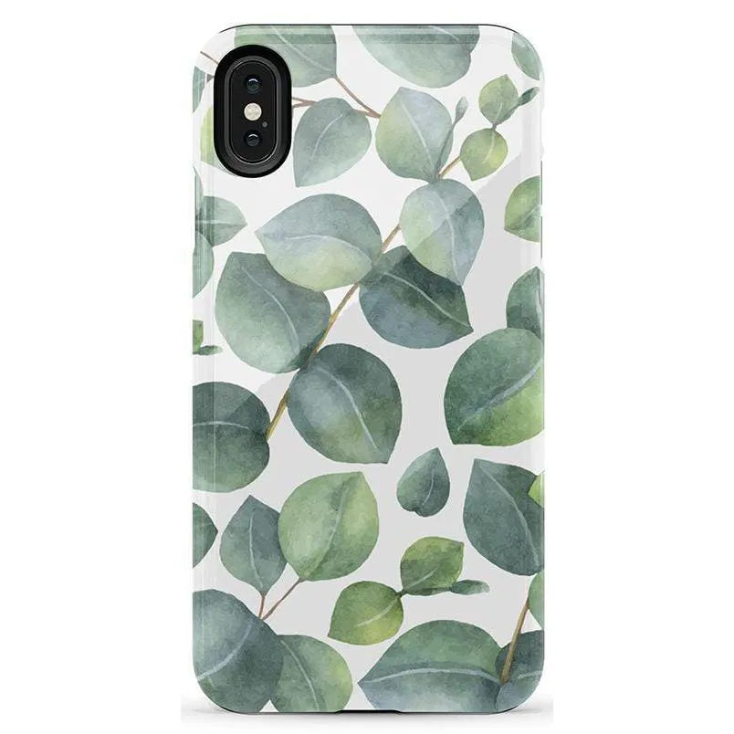 Customer Favorite Leaf Me Alone | Green Floral Print Case  Last Few Pieces!