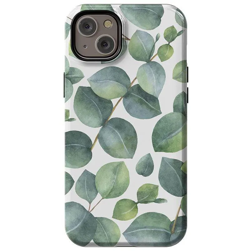 Customer Favorite Leaf Me Alone | Green Floral Print Case  Last Few Pieces!