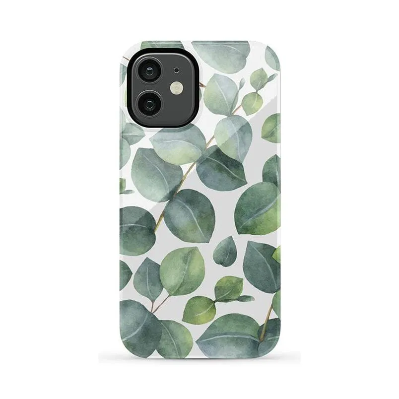 Customer Favorite Leaf Me Alone | Green Floral Print Case  Last Few Pieces!
