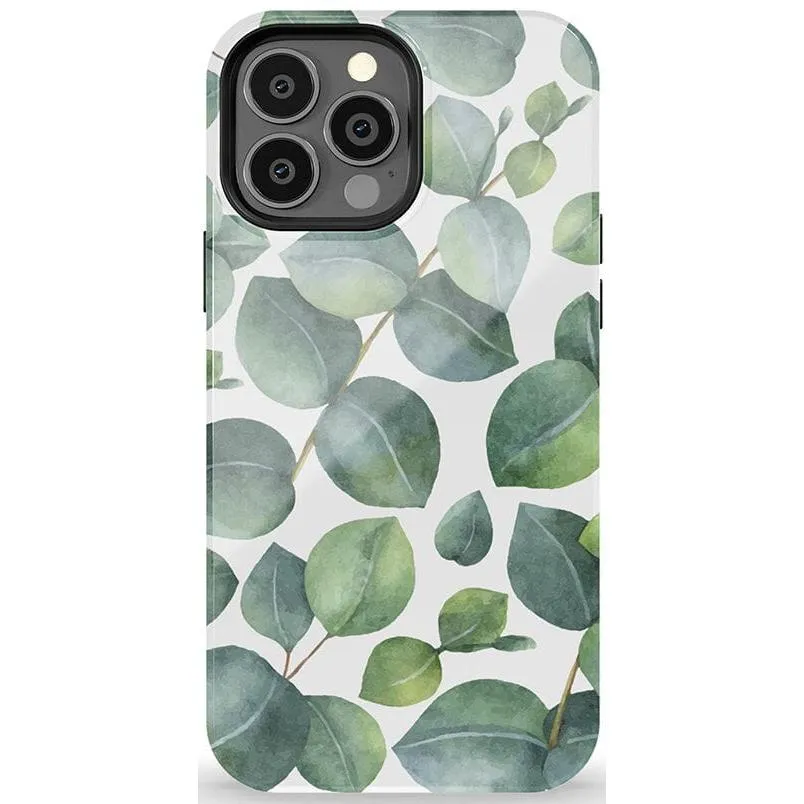 Customer Favorite Leaf Me Alone | Green Floral Print Case  Last Few Pieces!