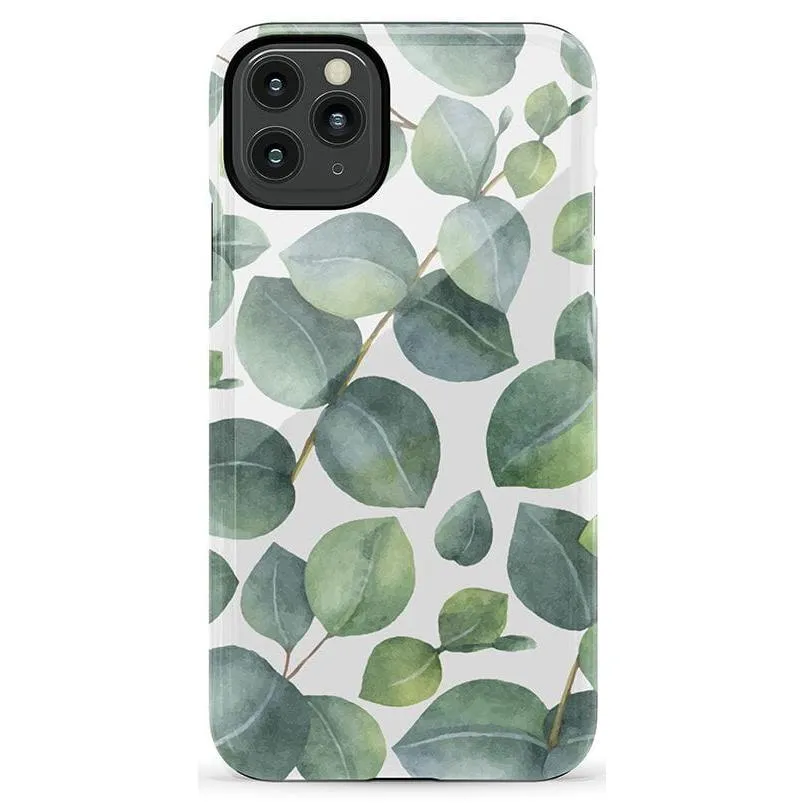Customer Favorite Leaf Me Alone | Green Floral Print Case  Last Few Pieces!