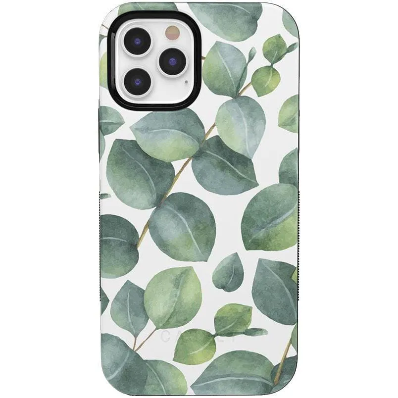Customer Favorite Leaf Me Alone | Green Floral Print Case  Last Few Pieces!