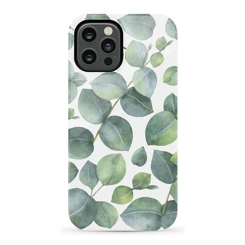 Customer Favorite Leaf Me Alone | Green Floral Print Case  Last Few Pieces!