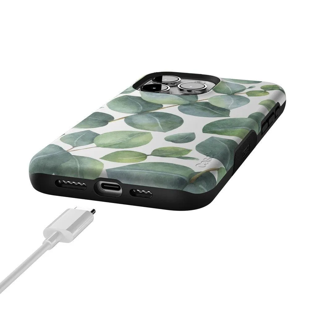 Customer Favorite Leaf Me Alone | Green Floral Print Case  Last Few Pieces!