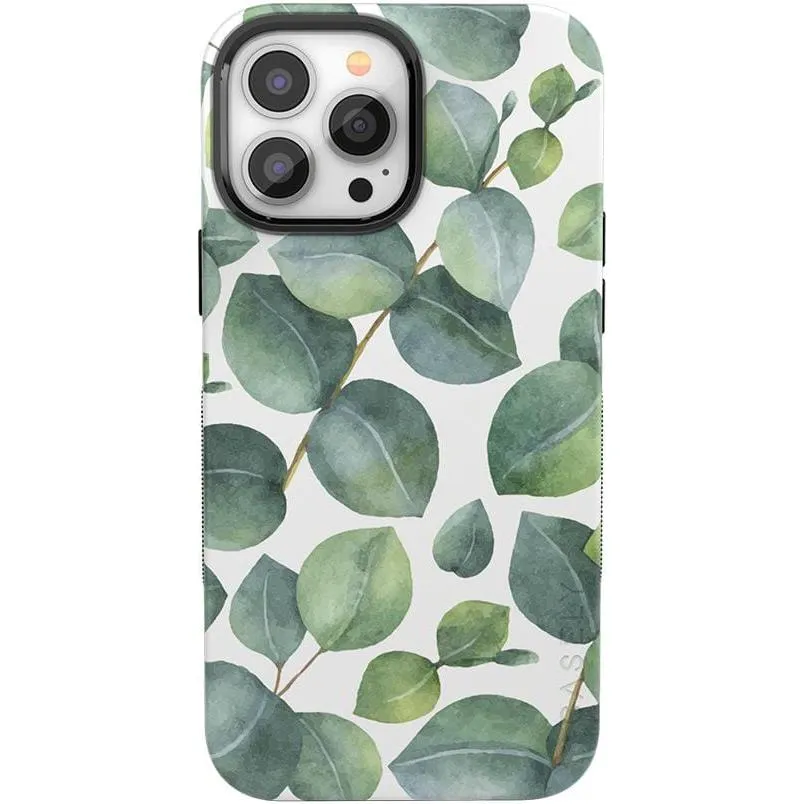 Customer Favorite Leaf Me Alone | Green Floral Print Case  Last Few Pieces!