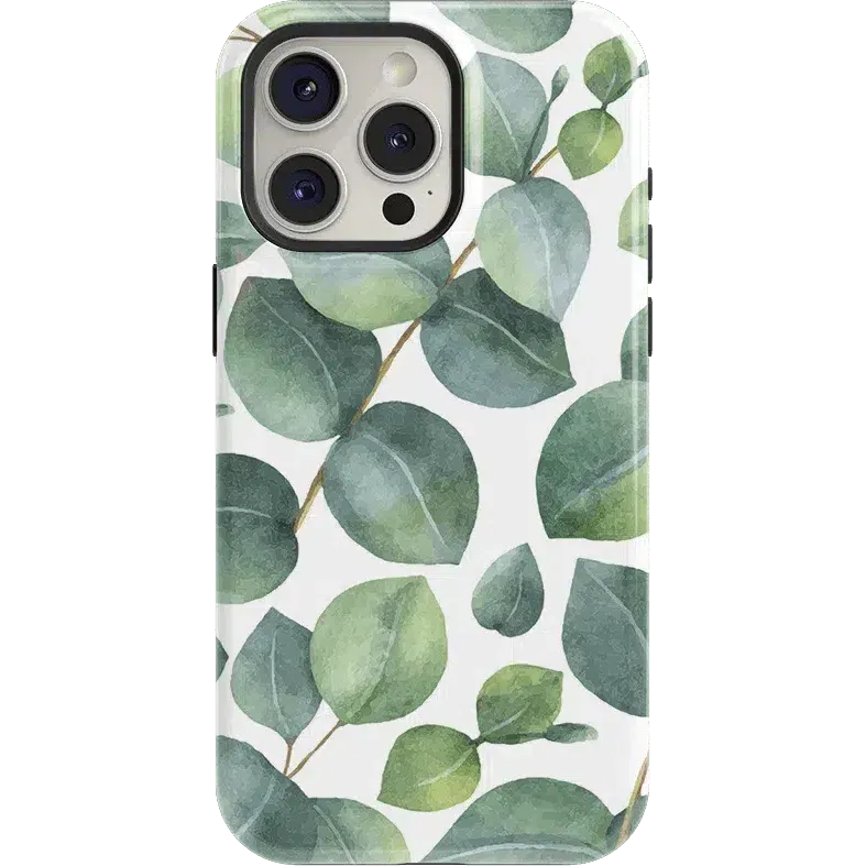 Customer Favorite Leaf Me Alone | Green Floral Print Case  Last Few Pieces!
