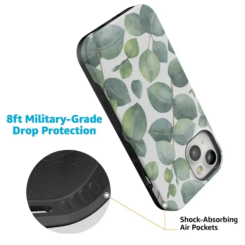 Customer Favorite Leaf Me Alone | Green Floral Print Case  Last Few Pieces!