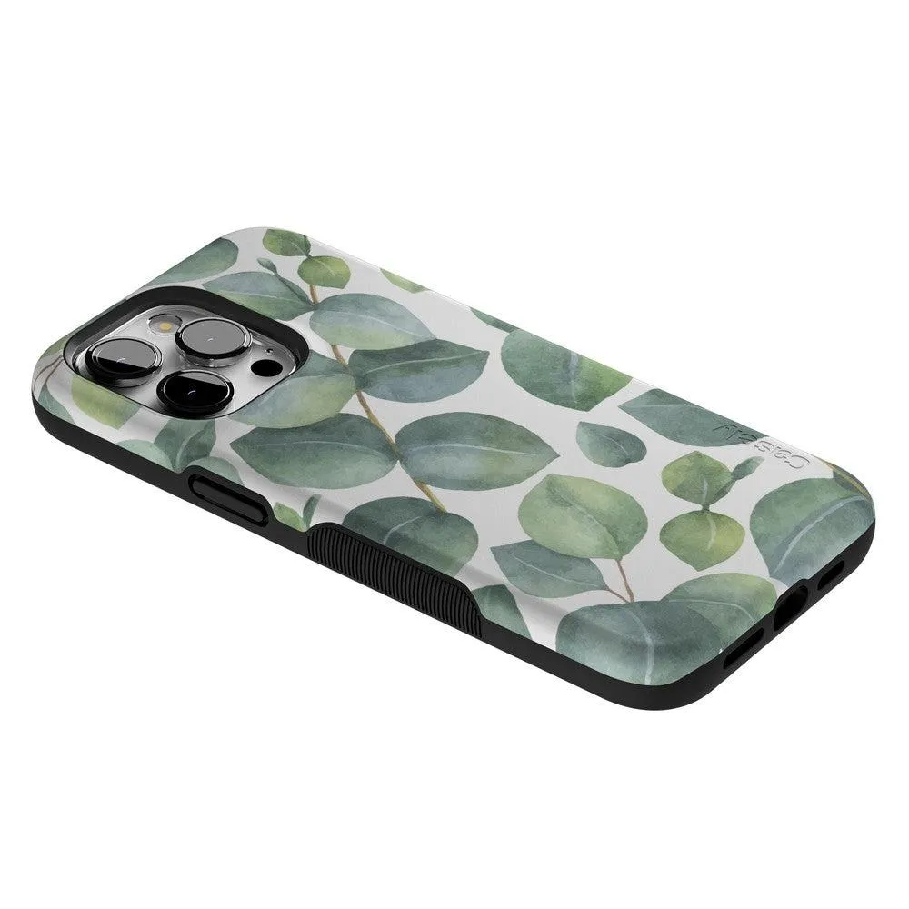 Customer Favorite Leaf Me Alone | Green Floral Print Case  Last Few Pieces!