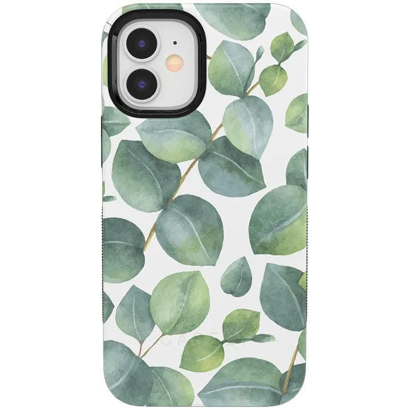 Customer Favorite Leaf Me Alone | Green Floral Print Case  Last Few Pieces!