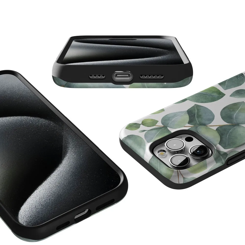 Customer Favorite Leaf Me Alone | Green Floral Print Case  Last Few Pieces!