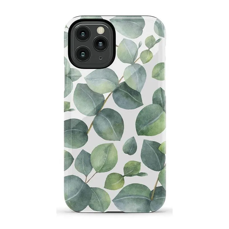Customer Favorite Leaf Me Alone | Green Floral Print Case  Last Few Pieces!