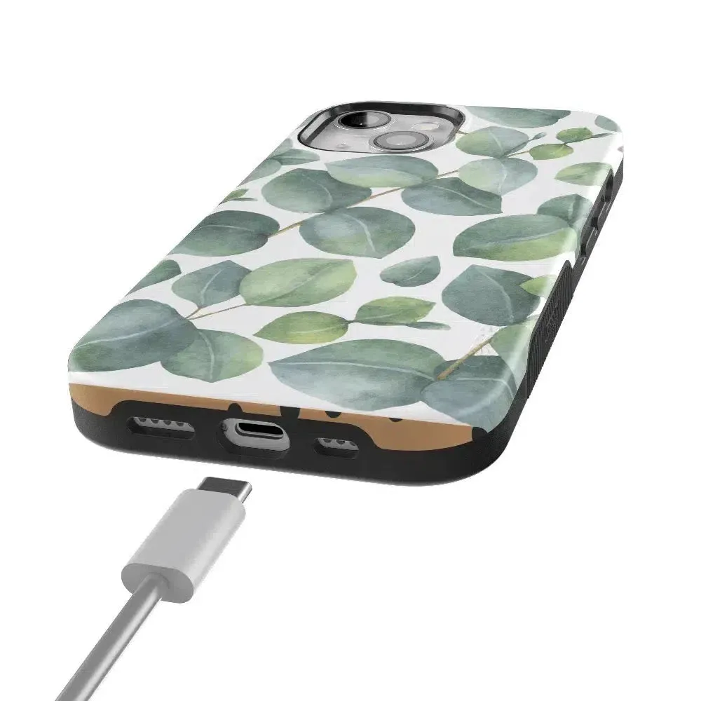 Customer Favorite Leaf Me Alone | Green Floral Print Case  Last Few Pieces!
