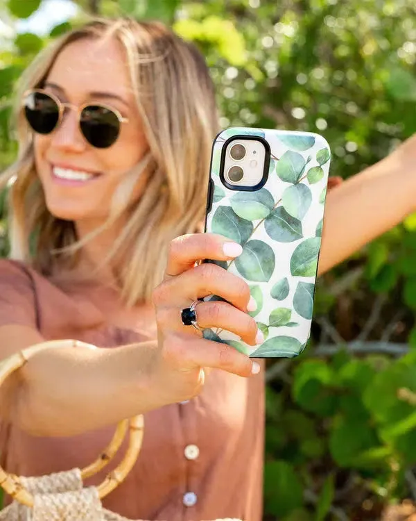 Customer Favorite Leaf Me Alone | Green Floral Print Case  Last Few Pieces!