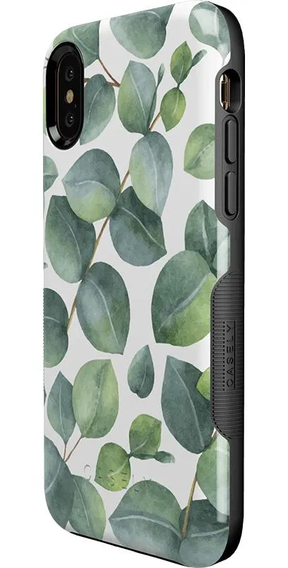 Customer Favorite Leaf Me Alone | Green Floral Print Case  Last Few Pieces!