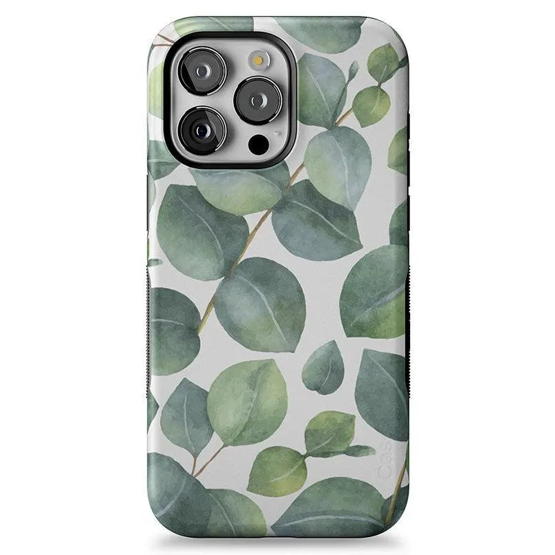 Customer Favorite Leaf Me Alone | Green Floral Print Case  Last Few Pieces!