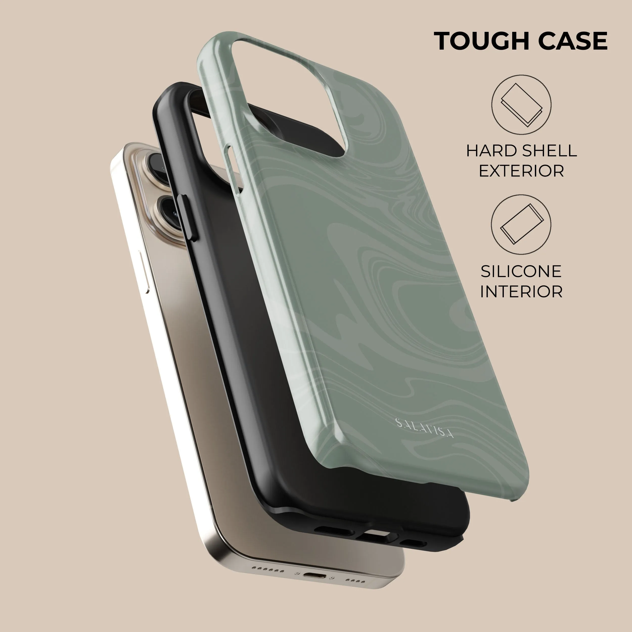 Customer Favorite Light Green Swirl Phone Case  Going Fast!
