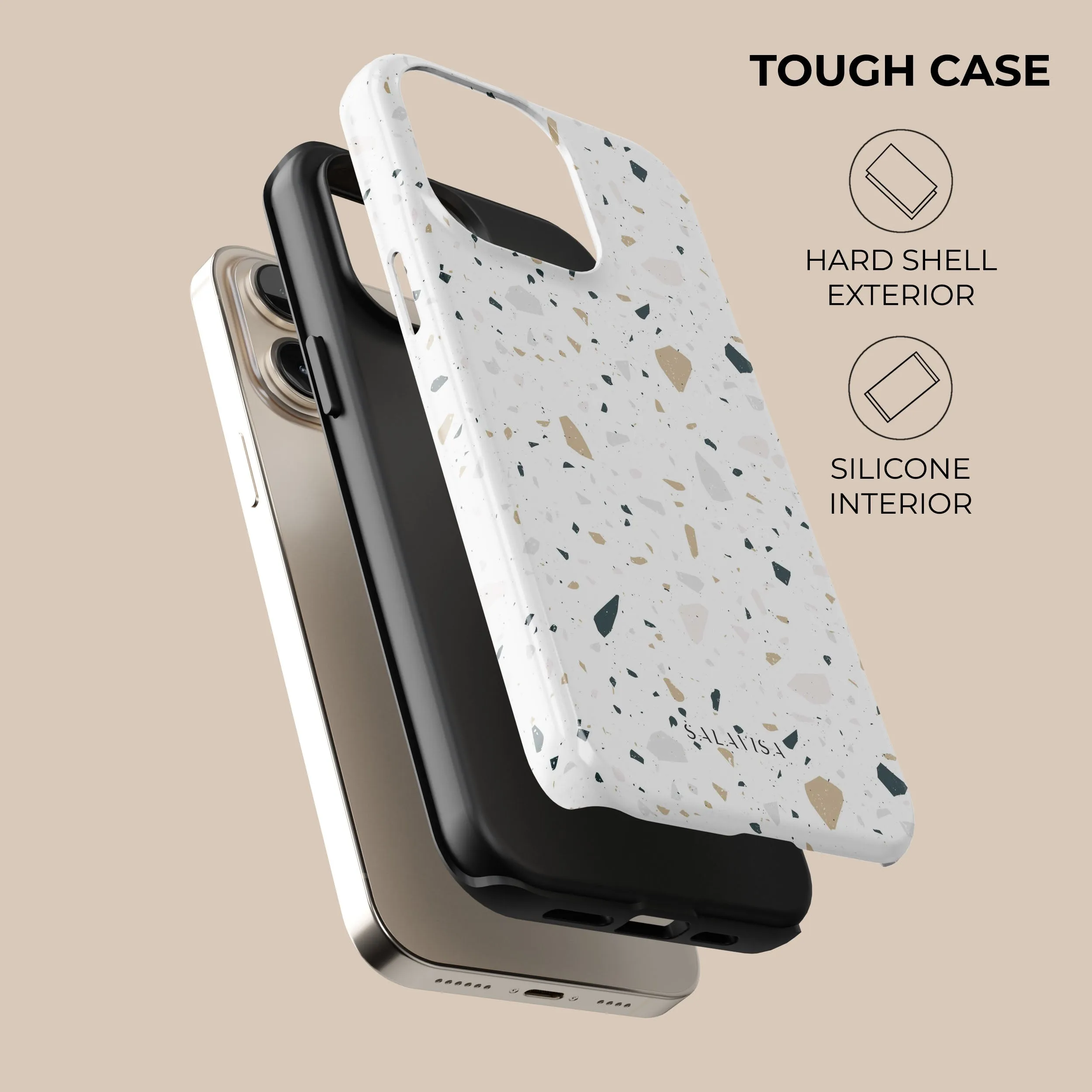 Customer Favorite Light Terrazzo Phone Case  Stylish & Comfortable