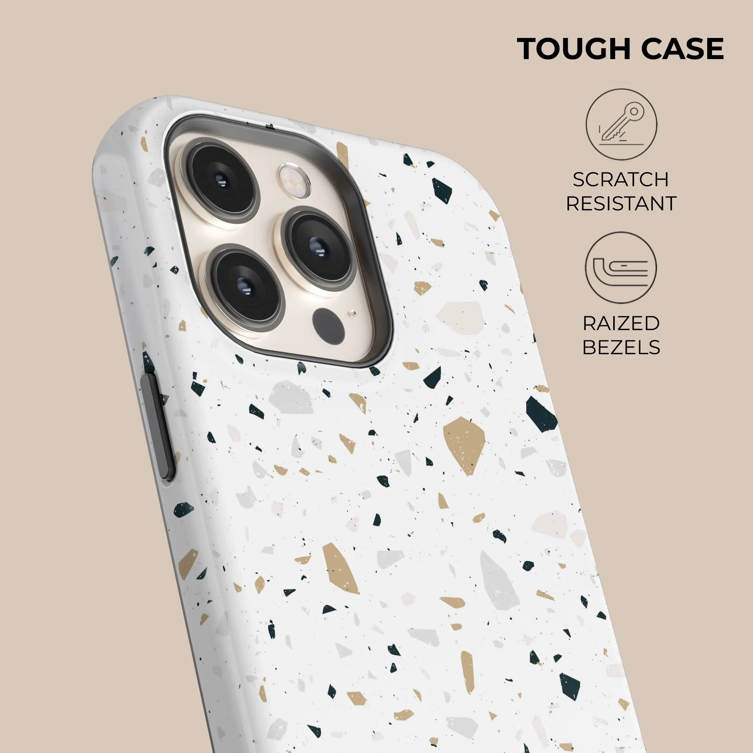 Customer Favorite Light Terrazzo Phone Case  Stylish & Comfortable