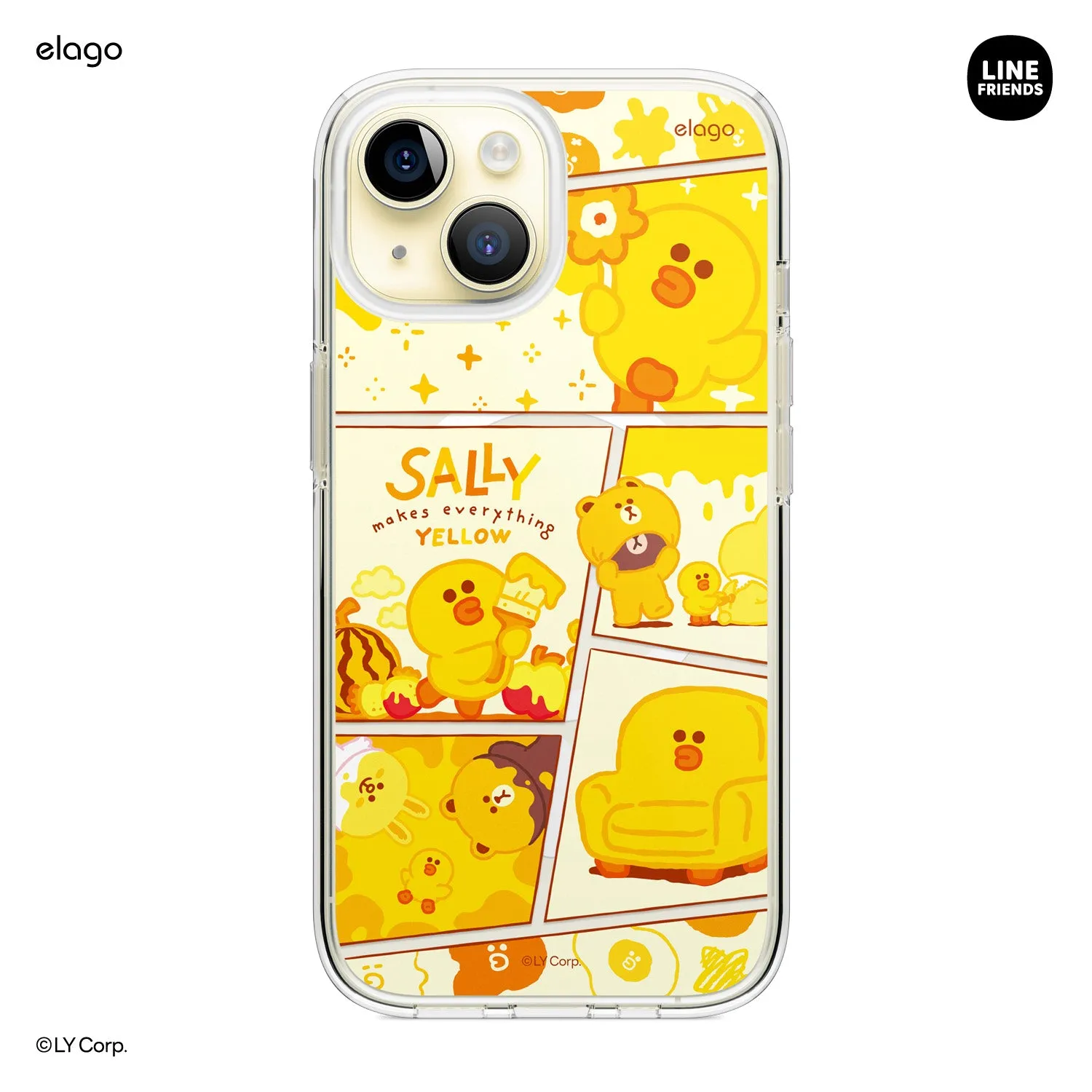 Customer Favorite LINE FRIENDS | elago MagSafe Yellow Sally Case for iPhone 15  Today Only!