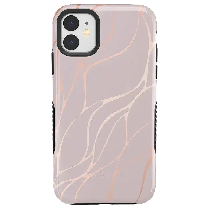 Customer Favorite Midnight Ride | Pink and Gold Metallic Waves Case  Going Fast!