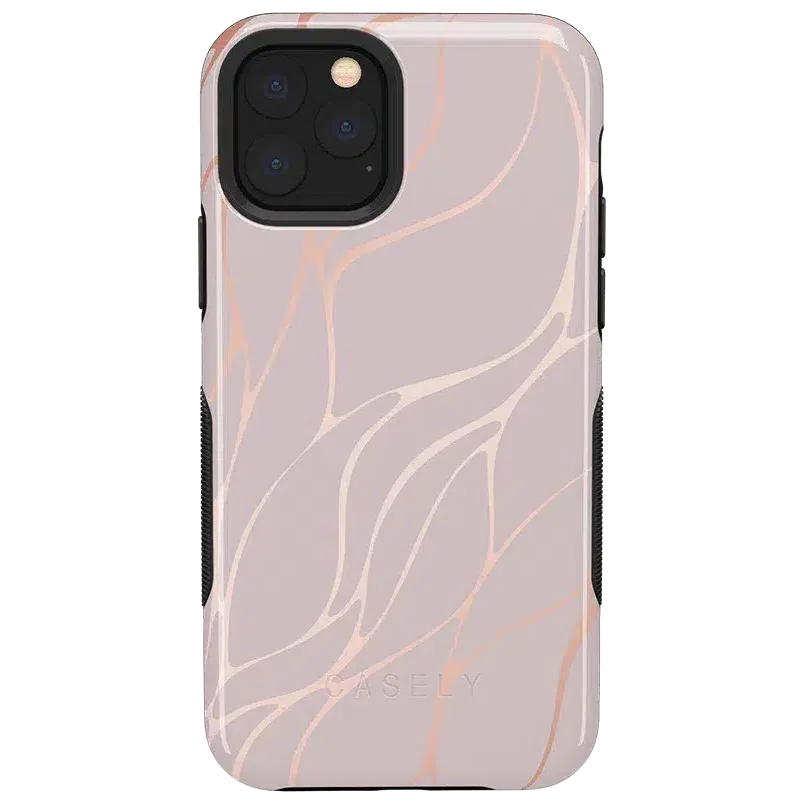 Customer Favorite Midnight Ride | Pink and Gold Metallic Waves Case  Going Fast!