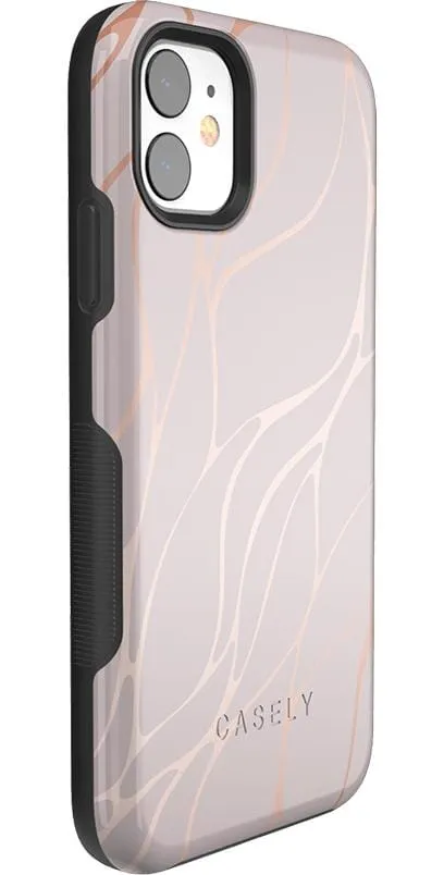 Customer Favorite Midnight Ride | Pink and Gold Metallic Waves Case  Going Fast!