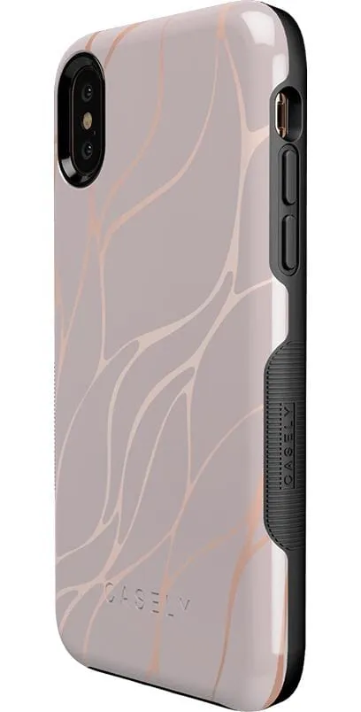 Customer Favorite Midnight Ride | Pink and Gold Metallic Waves Case  Going Fast!