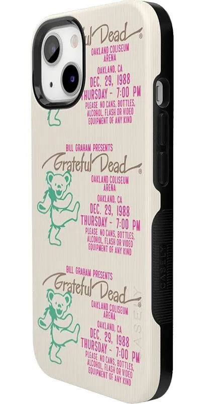 Customer Favorite Miracle Ticket | Grateful Dead Vintage Case  Stylish & Comfortable