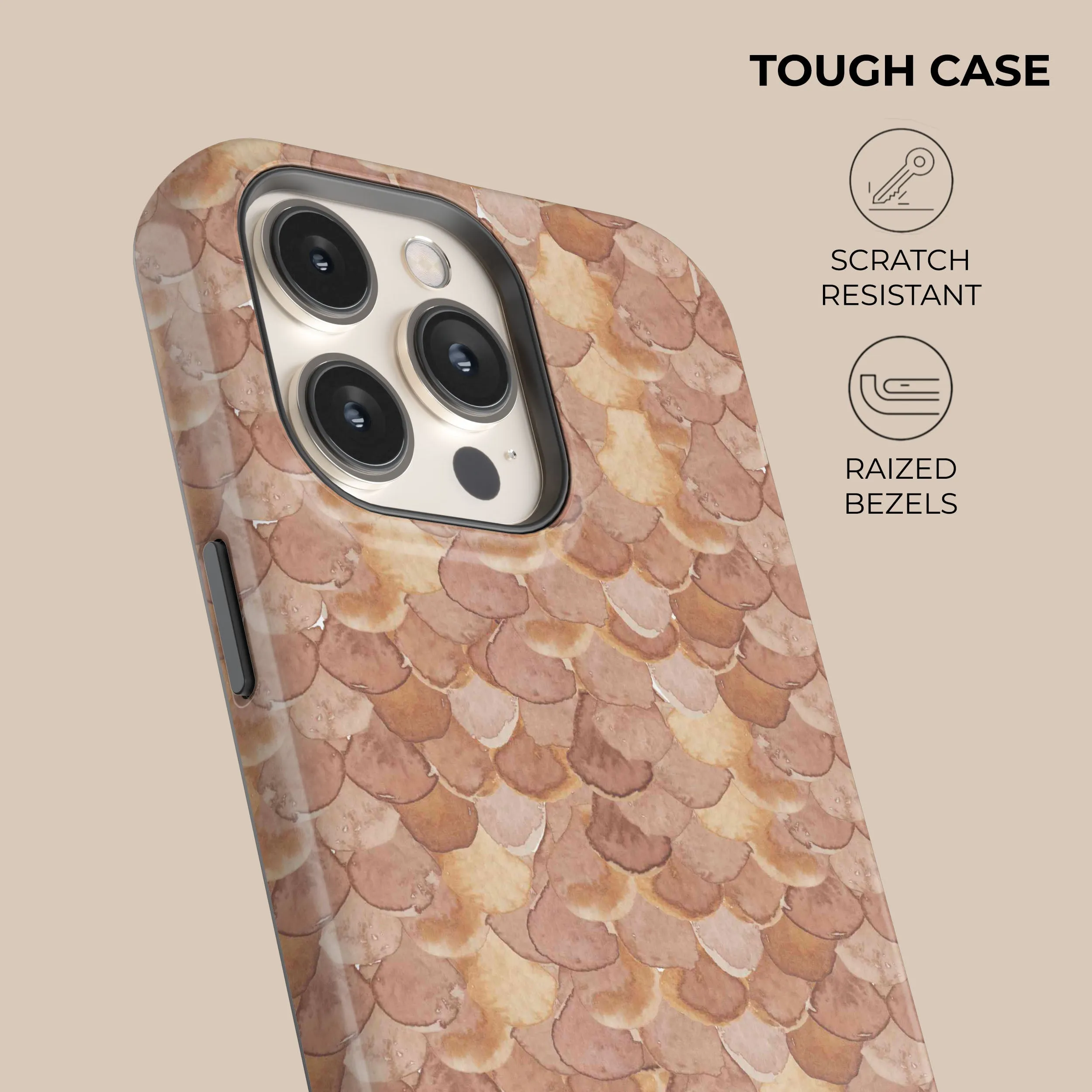 Customer Favorite Orange Watercolor Reptile Phone Case  Limited Release!