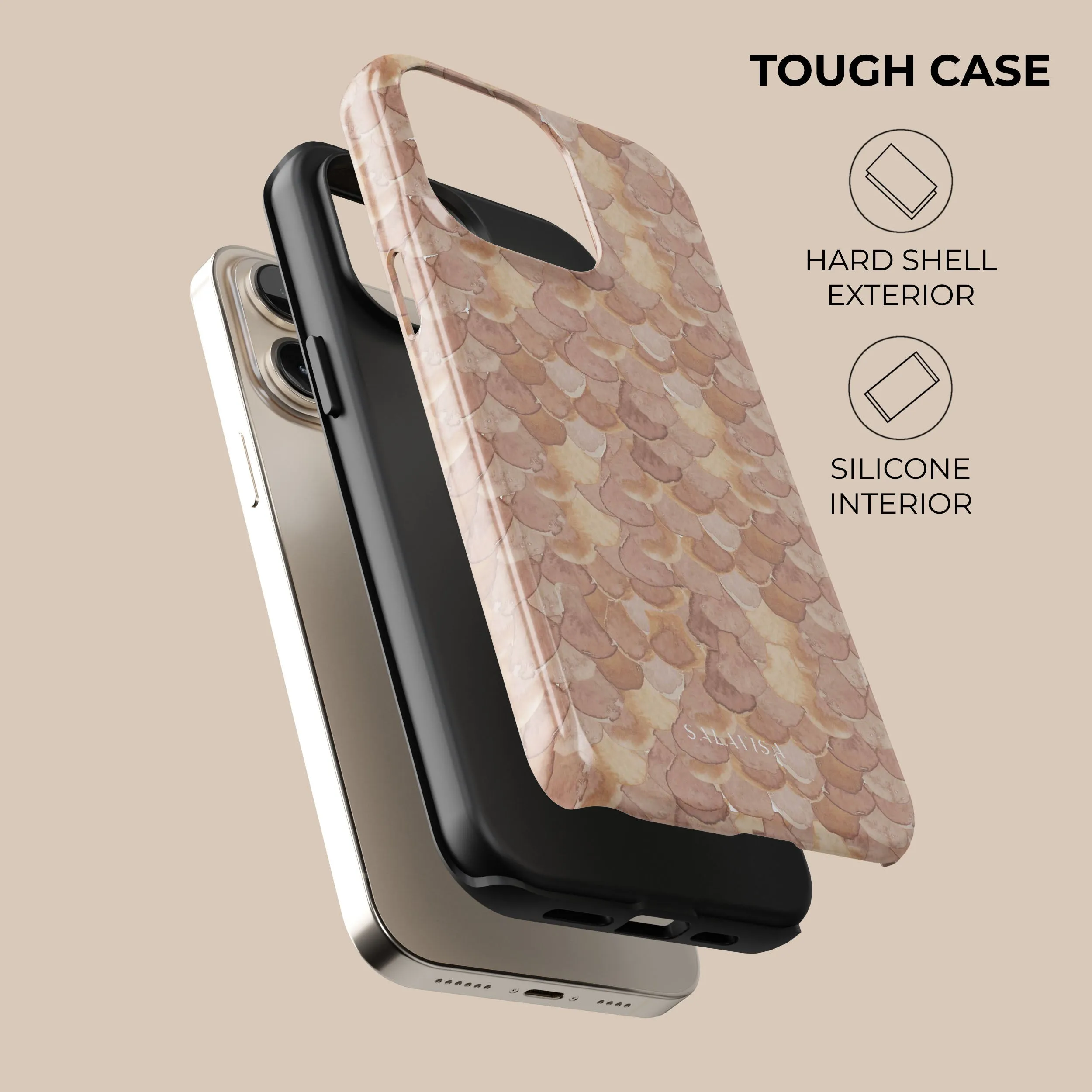 Customer Favorite Orange Watercolor Reptile Phone Case  Limited Release!
