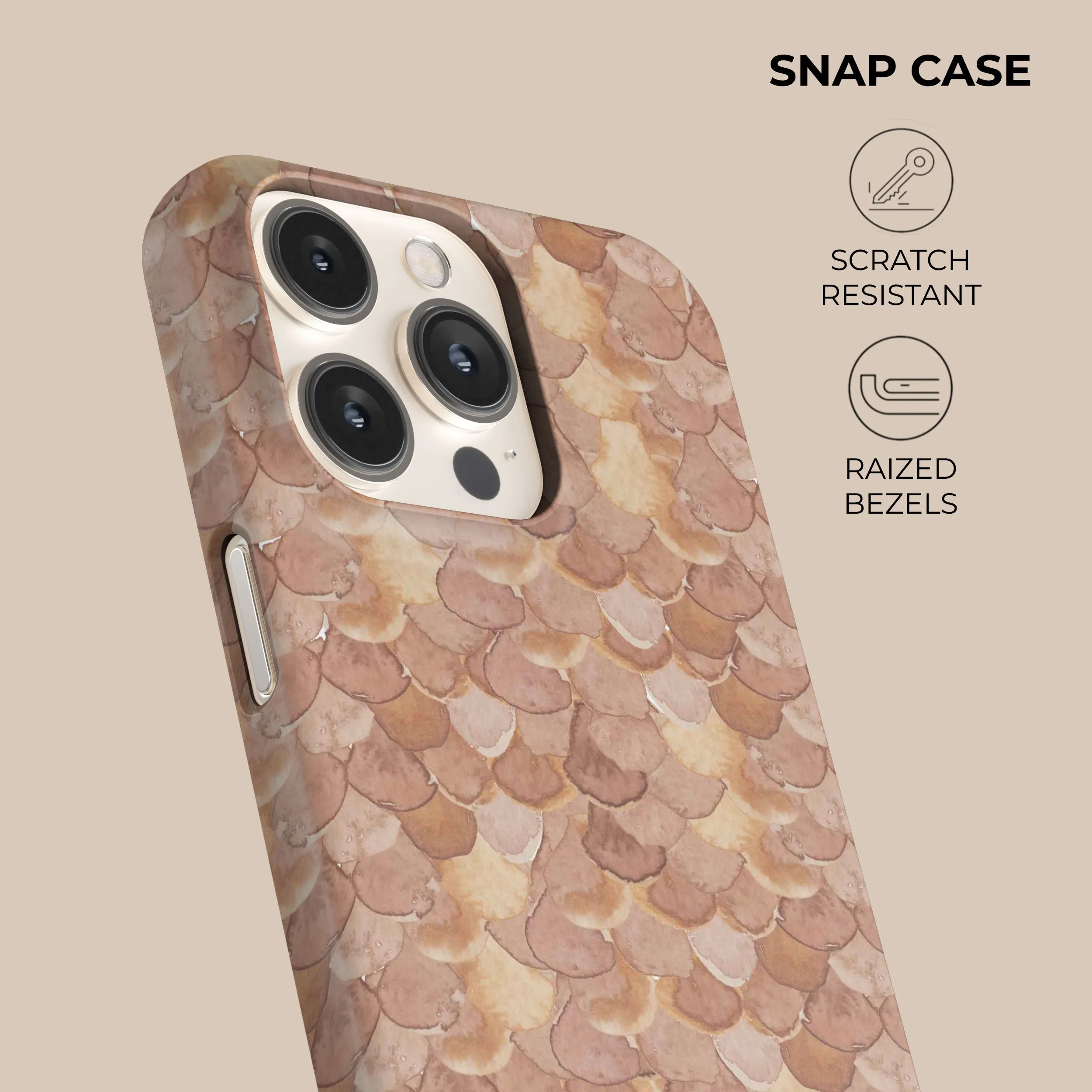Customer Favorite Orange Watercolor Reptile Phone Case  Limited Release!