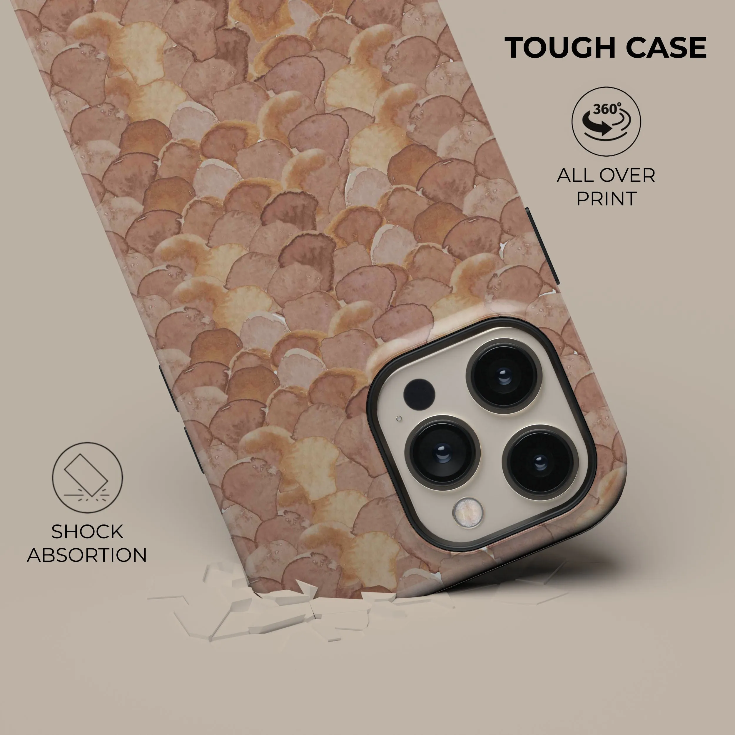 Customer Favorite Orange Watercolor Reptile Phone Case  Limited Release!