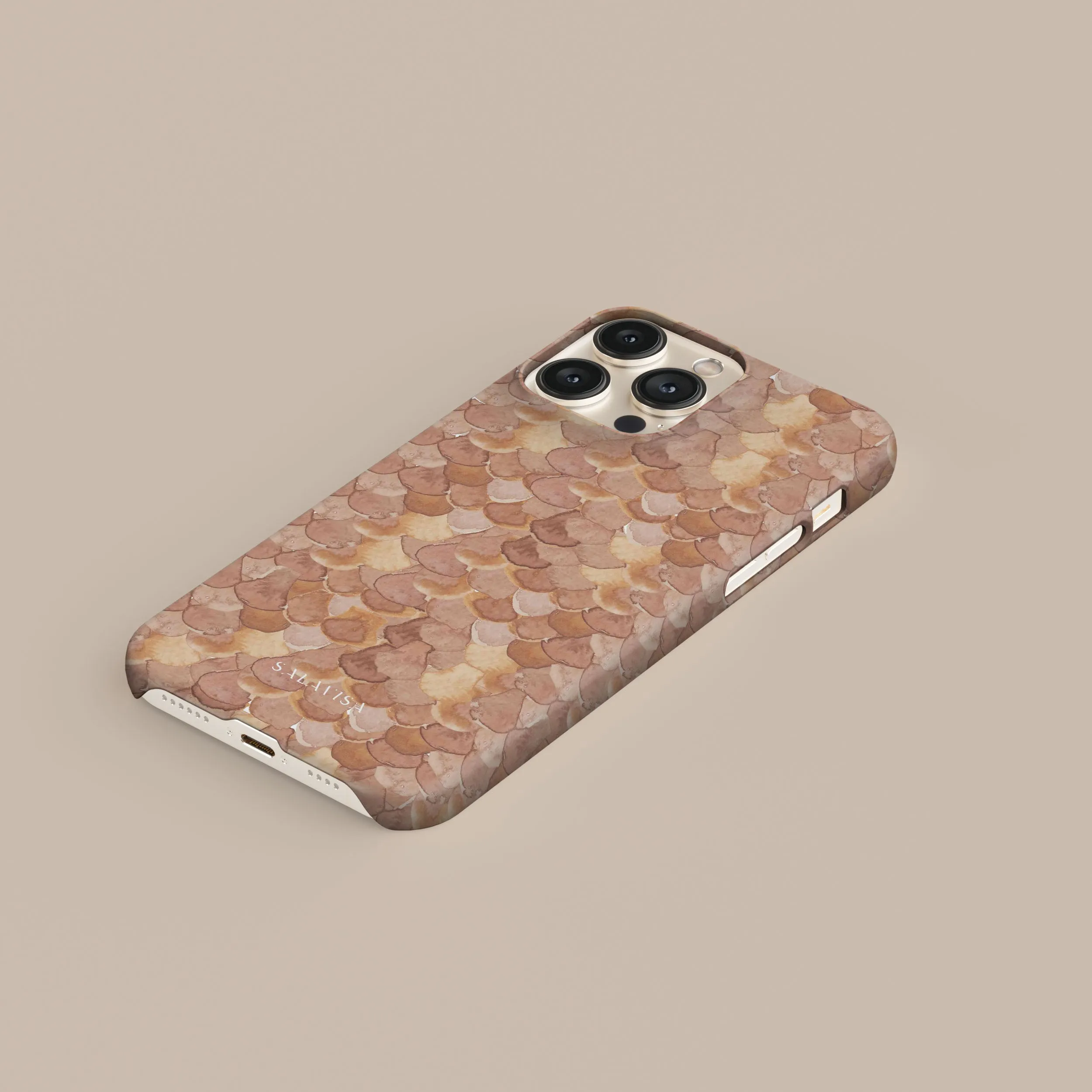 Customer Favorite Orange Watercolor Reptile Phone Case  Limited Release!