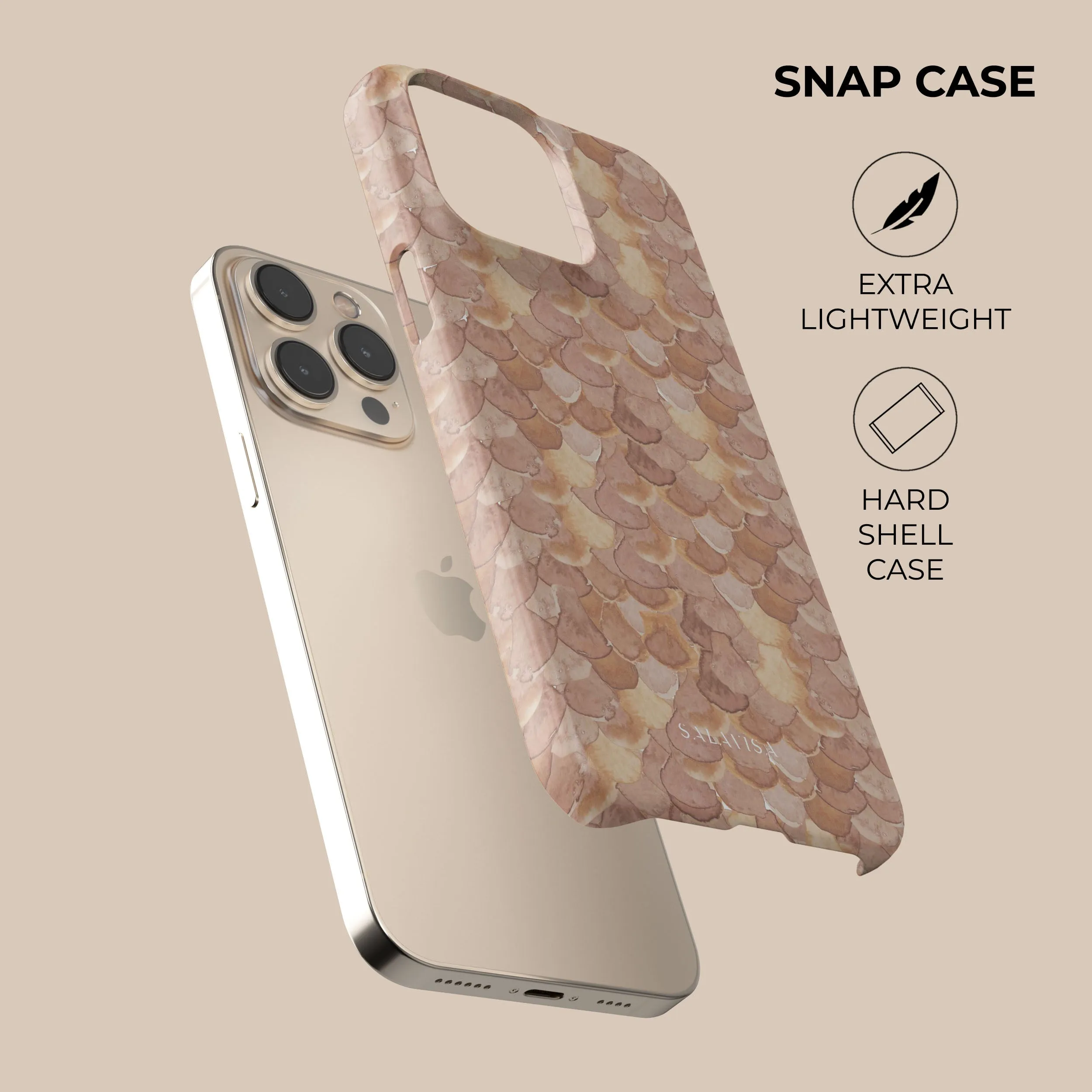 Customer Favorite Orange Watercolor Reptile Phone Case  Limited Release!