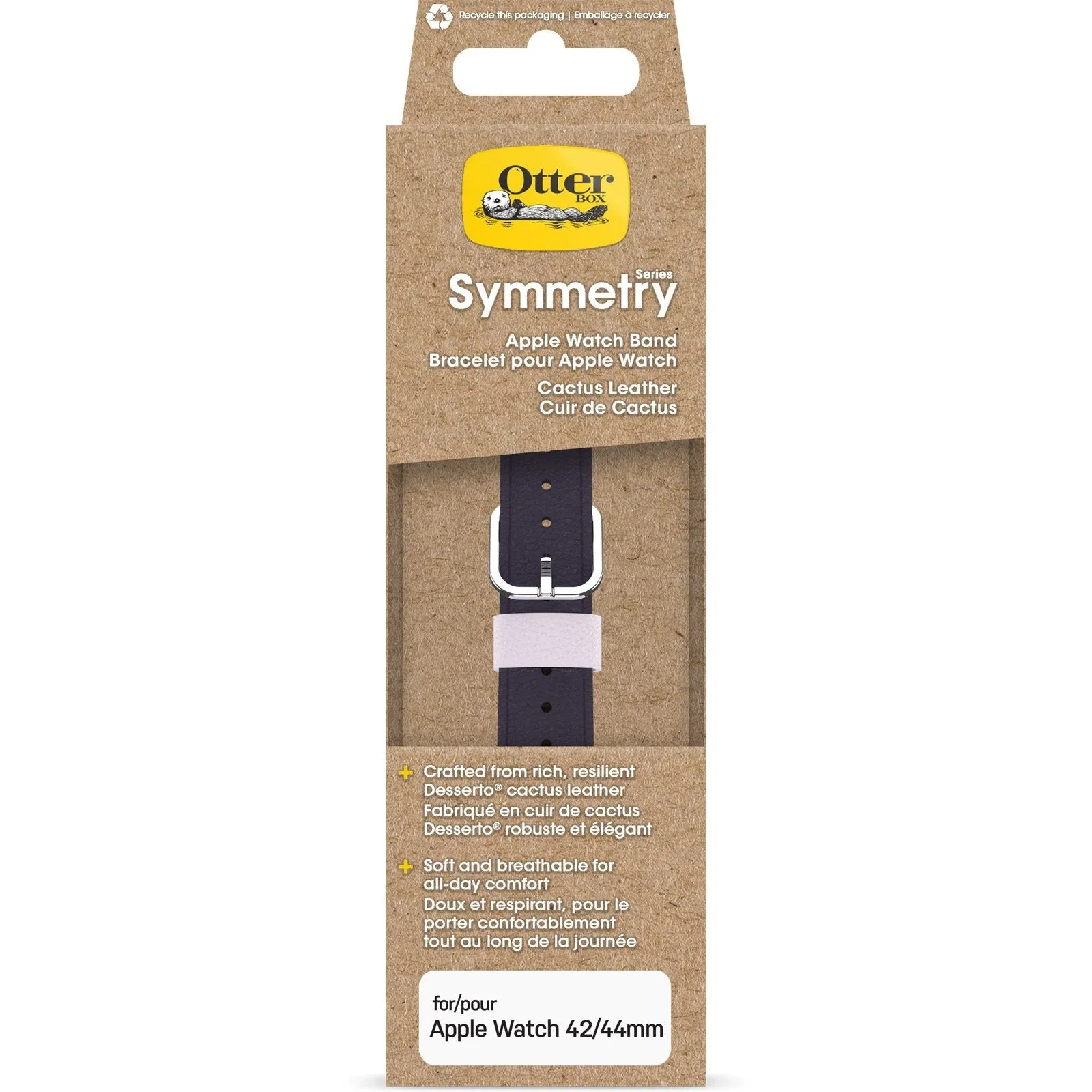 Customer Favorite Otterbox Apple Watch Symmetry Cactus Leather Strap (Purple)  Almost Gone!