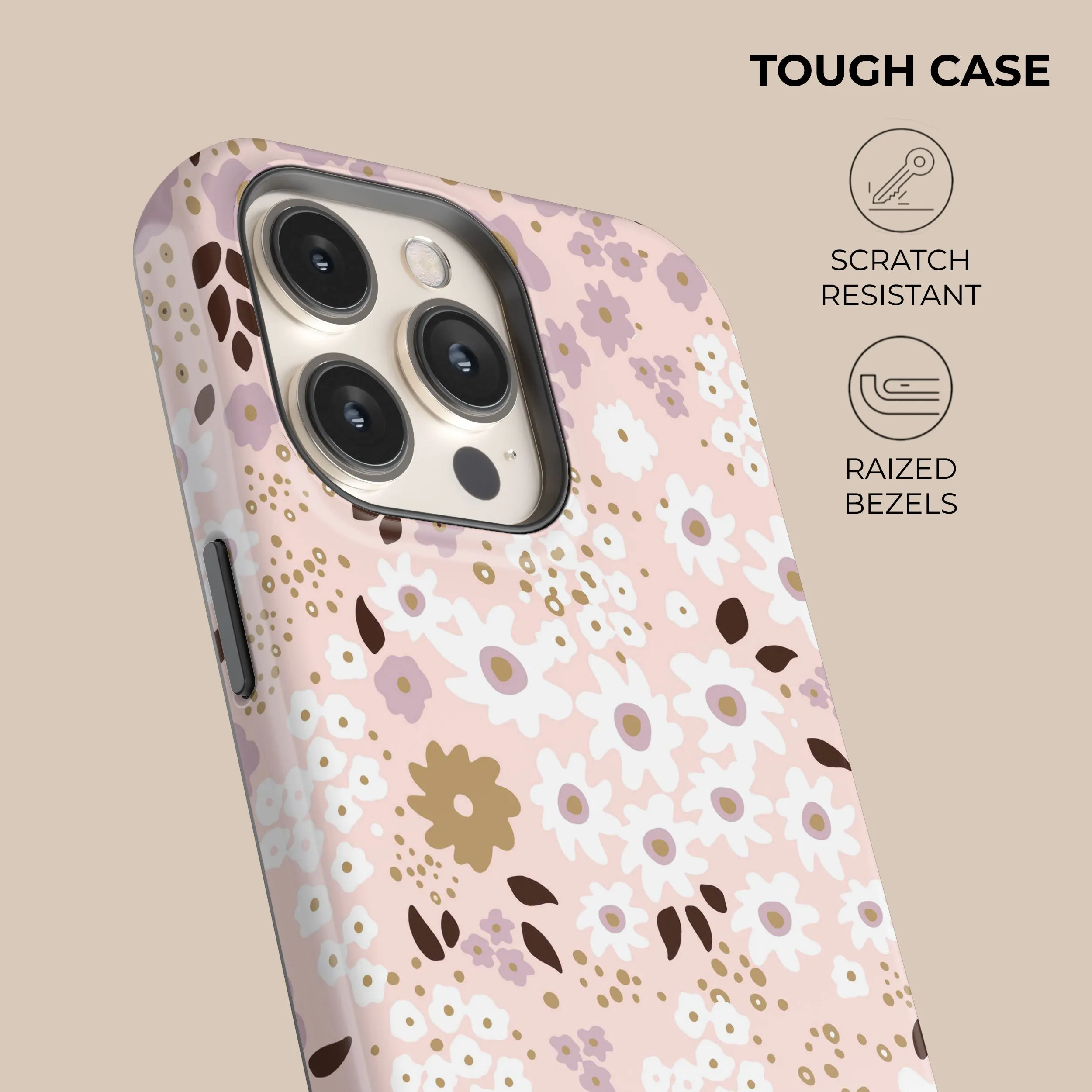 Customer Favorite Pink Ditsy Phone Case  Limited Stock!