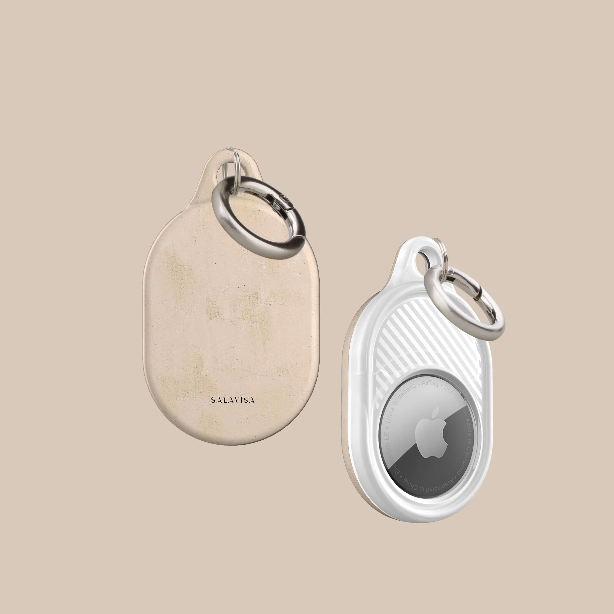 Customer Favorite Rose Beige Clay AirTag Holder  Limited Stock!