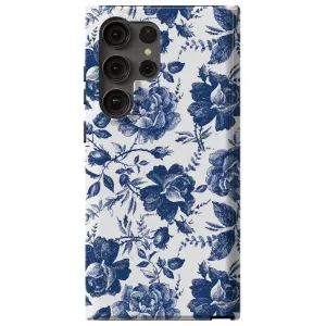 Customer Favorite Rose to Fame | Blue & White Rose Floral Samsung Case  Today Only!