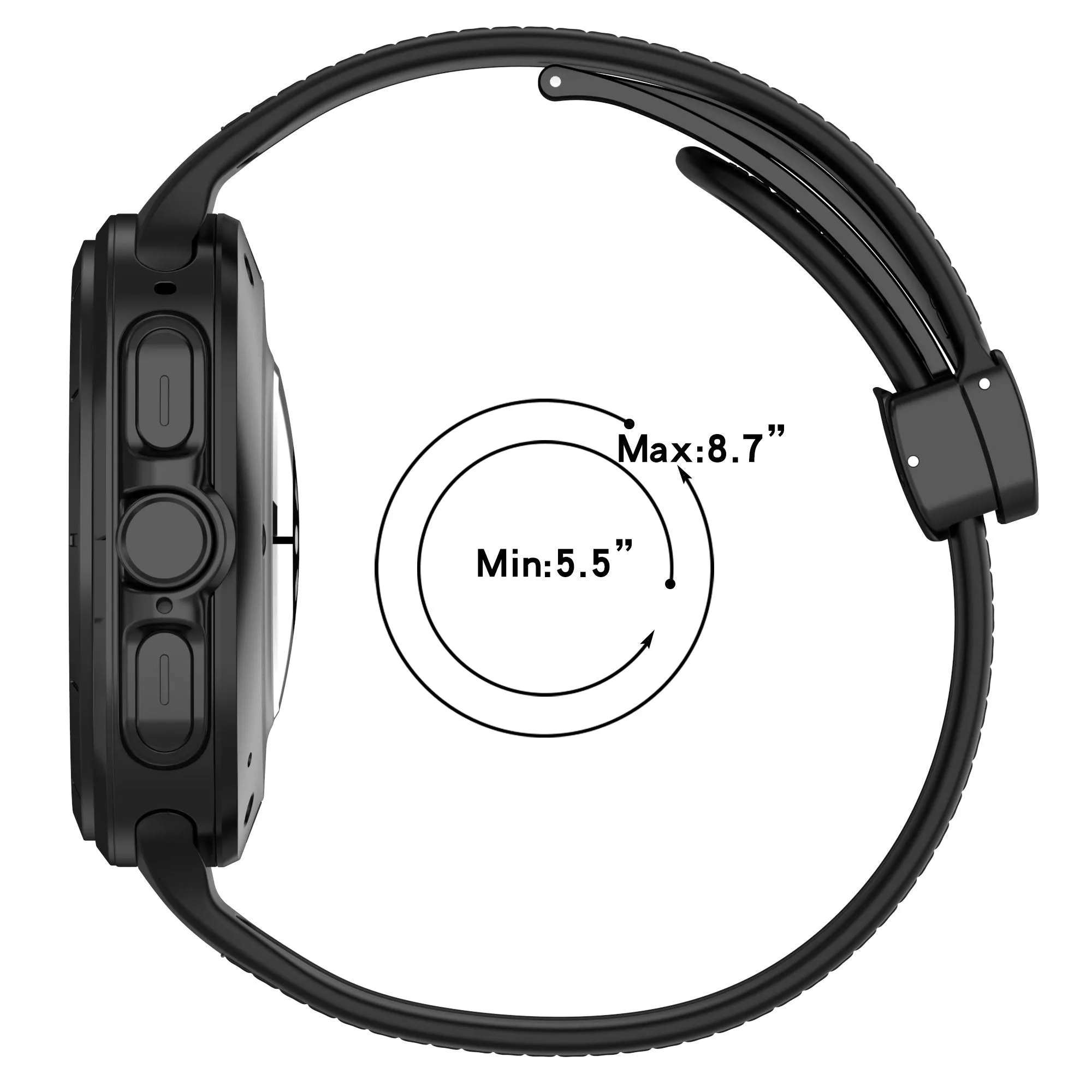 Customer Favorite Samsung Galaxy Watch Ultra Leather Hybrid Strap (Black)  Limited Availability!