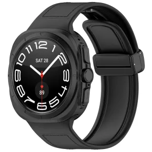 Customer Favorite Samsung Galaxy Watch Ultra Leather Hybrid Strap (Black)  Limited Availability!