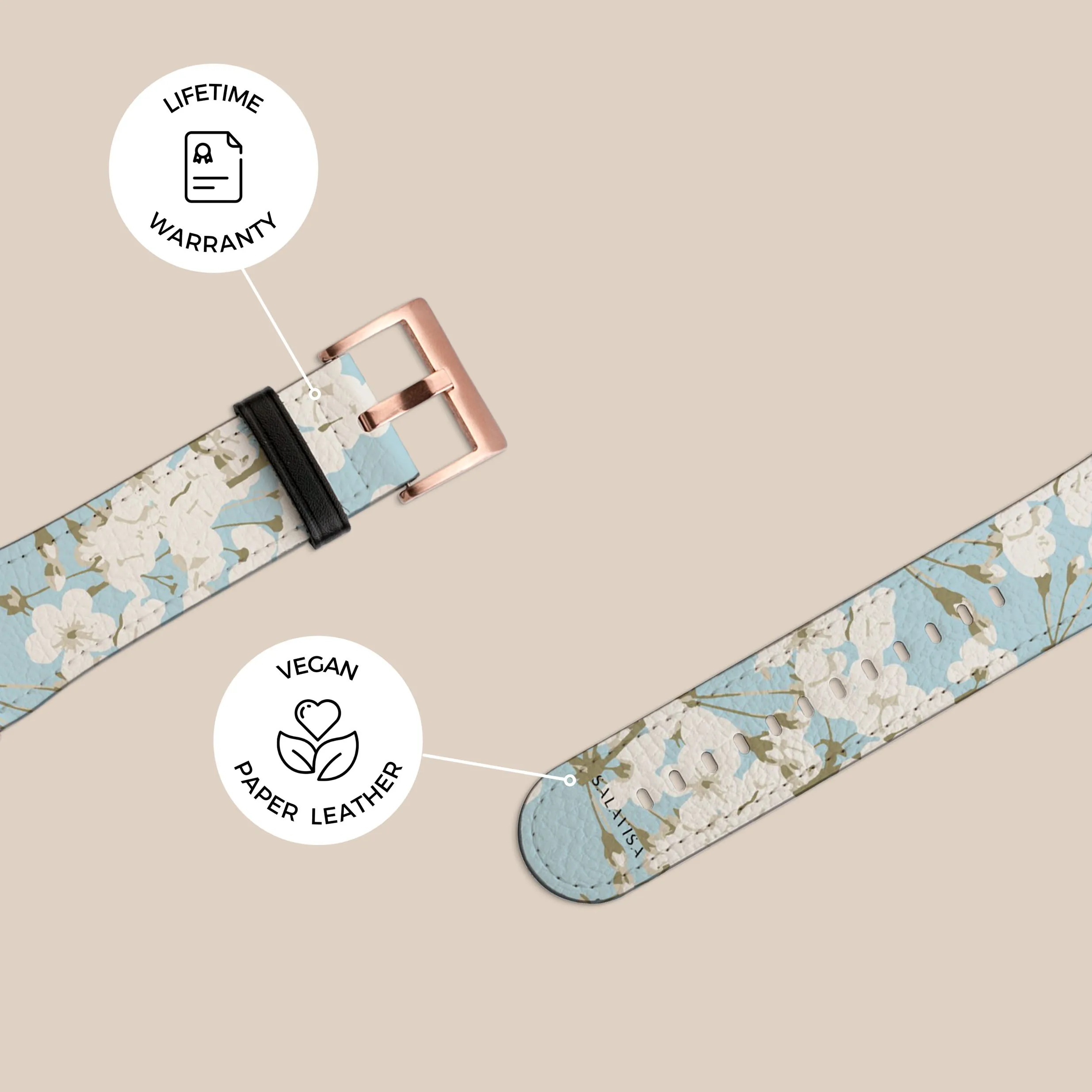 Customer Favorite Spring Apple Flower Galaxy Watch Band  Limited Availability!