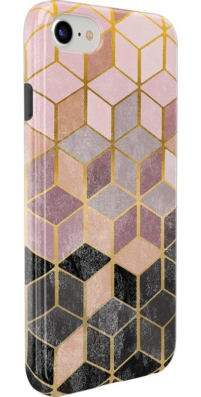 Customer Favorite Stepping Up | Geo Rose Gold Marble Case  Limited Stock!