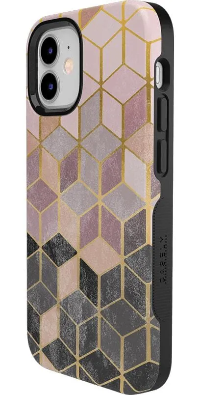 Customer Favorite Stepping Up | Geo Rose Gold Marble Case  Limited Stock!
